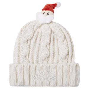 New Era Акриловая шапка-бини женские, цвет слоновой кости