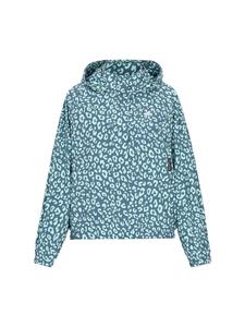 Schmuddelwedda Женская куртка бирюзового и темно-синего цвета с леопардовым принтом