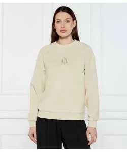 Толстовка Loose fit Armani Exchange, бежевый
