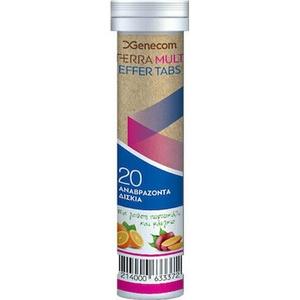 Мультивитамины с апельсином и мангом, пищевая добавка - 20 шипучих таблеток Terra