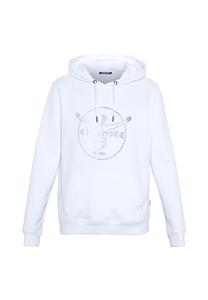 Толстовка с капюшоном и узором джемпера Chiemsee, белый