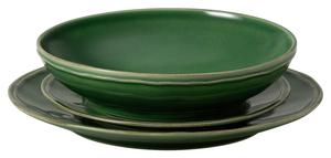 Набор посуды Темно-зеленая FONTANA (3 предмета) на 1 человека Costa Nova, темно-зеленый