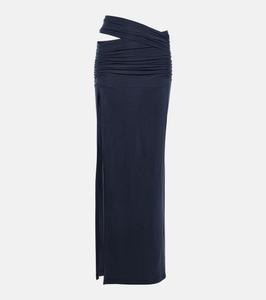 Юбка миди Petrol со сборками KNWLS, Petrol