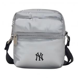 Полиуретановая Кроссбоди Сумка Через Плечо Женская Серебристый MLB