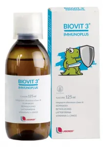 Биовит 3 Иммуноплюс Детский сироп 125 мл Добавка для иммунной защиты Laborest