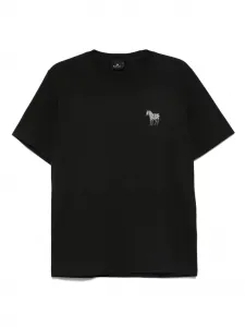 Футболка с вышитым рисунком зебры PS Paul Smith, черный