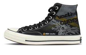 Converse Легкие кроссовки 1970s High Top желтые матерчатые унисекс черно-желтые