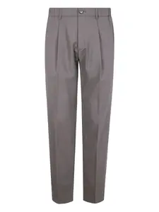 Брюки со складками и карманами Herno, серый
