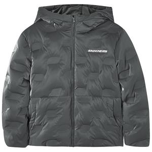 Детская пуховая куртка Skechers, кремово-розовый цвет клубники