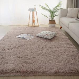 Budis Ковер 180х200 см в скандинавском стиле INS, толстый, с эффектом тай-дай, верблюжий цвет, для гостиной/спальни