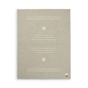 Двусторонний плед Blacksaw Harvest Moon из детской альпаки, серый