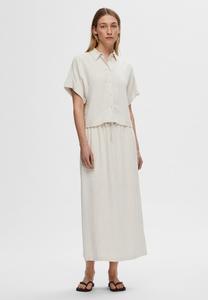 Блузка-рубашка Slfviva Noos Selected, песочная ракушка