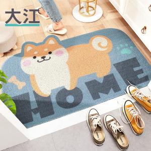 Dajiang Ковер 45х75 см для входной двери, устойчивый к грязи, с петлевым ворсом