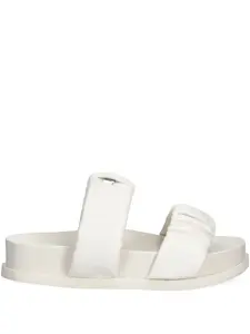 Шлепанцы с ремешками Armani Exchange, белый