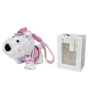 Вест хайленд пэппи брелок модная кукла плюшевый кулон высота 16,5 см ROUERXIONG, белый