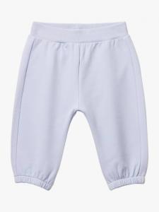 Детские джоггеры 3D с зауженным низом из хлопковой смеси Benetton, Blue