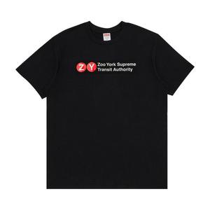Футболка Supreme x Zoo York Transit Tee, Black