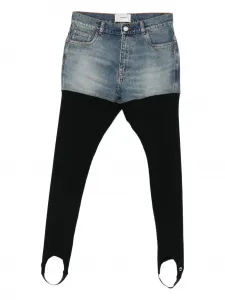 Джинсы Hybrid в рубчик Coperni, синий