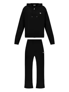 Спортивный костюм на молнии с логотипом Ea7 Emporio Armani, черный