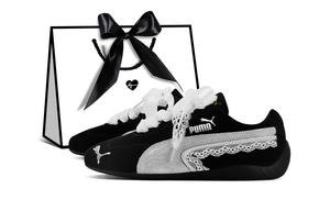 PUMA Speedcat Collection нескользящие легкие низкие кеды Casual Unisex Black Silver