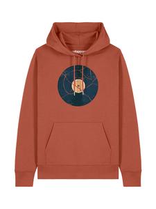 Толстовка Watapparel Broken Vinyl, светло-коричневый