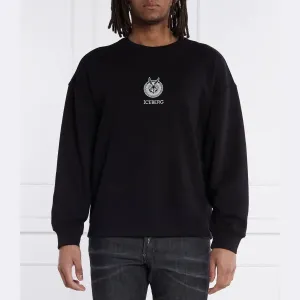 Толстовка свободного кроя Iceberg x Lonely Tunes Iceberg, черный