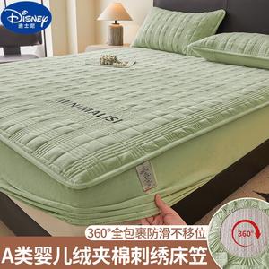 Disney Комплект постельного белья из 3 предметов (простыня на резинке 90х200 см, 2 наволочки), флис, цвет Fruit Green