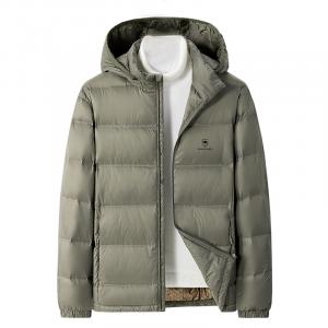 Пуховик Unisex Stand Collar Moderate VanCamel, хаки