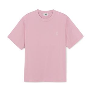 MLB Футболка унисекс Cleveland Indians/Heather Pink с круглым вырезом, умеренно прямой крой