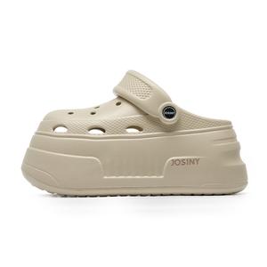JOSINY Классические перфорированные клоги для женщин в цвете хаки, цвет Khaki