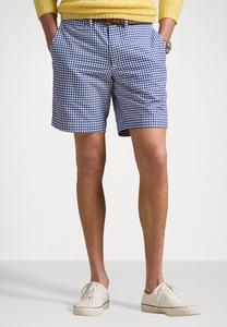 Шорты Polo Ralph Lauren 9-Inch Straight Fit Gingham Oxford Short, Royal/White/Black