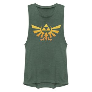Майка с мышцами Juniors Legend Of Zelda Gradient Triforce Символ Licensed Character