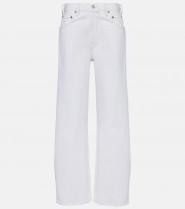 Джинсы с низкой посадкой и широкими штанинами Low Curve Agolde, Milkshake