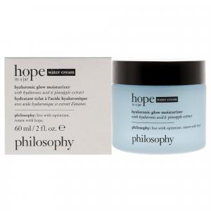 Увлажняющий крем Hope in a Jar Hyaluronic Glow от Philosophy, подходит как для мужчин, так и для женщин - 57 мл (2 унции), прозрачный