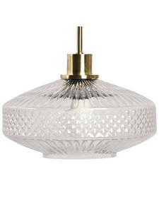 Beliani Подвесные светильники PIRRIS в прозрачном/черном/золотом исполнении - (Ш) 25 x (В) 114 x (Д) 25 см