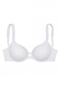 Бюстгальтер на косточках LASCANA T-shirt Bra, белый