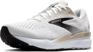 Мужские нейтральные беговые кроссовки Brooks Ghost 16, белый/розовый/кремовый