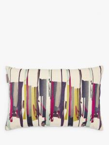 Zeal Cushion Harlequin, Aqua / Lime / Magenta