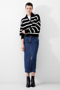 Вхари полувязаный джемпер French Connection, черный