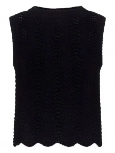 Топ Vittoria в технике кроше Loulou De Saison, черный