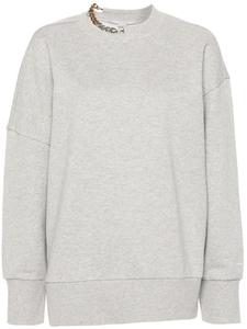 Меланжевая толстовка Stella McCartney, серый