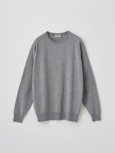 Вязаный пуловер с круглым вырезом и длинными рукавами | A4787 | 24G СОВРЕМЕННЫЙ КРОЙ