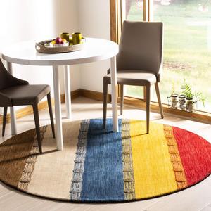 Ковер SAFAVIEH, 183 x 183 см, Himalaya Collection Beige / Multi HIM591B ручной работы из премиальной шерсти