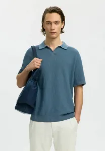 Рубашка поло slhmattis Selected, Blue Mirage