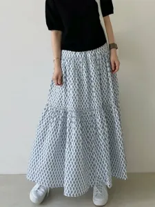 Многоярусная юбка-клеш Doux Belle, цвет White