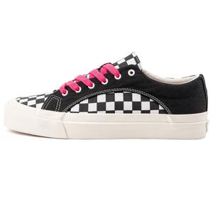 WANSWER Нескользящие, легкие, дышащие, низкие, унисекс, кроссовки для скейтбординга, черно-розовые, в шахматную клетку