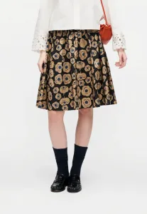 Юбка poiminnot tumma, юбка-алине Marimekko, Black/Beige/Blue