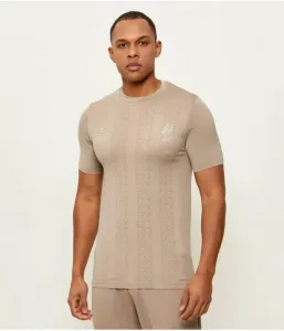 Футболка slim fit Ea7, бежевый