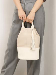 Сумка-ведро Cachecache / двусторонняя сумка с кисточками