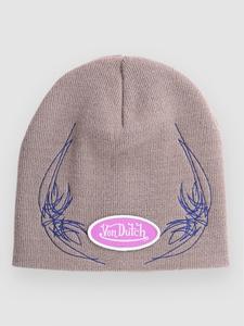 Шапка Von Dutch Doberpin Beanie, mauve